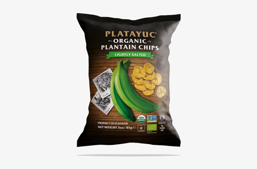 Platayuc Lightly Salted Plantain Chips - Platayuc Organic Plantain Chips, Lightly Salted, transparent png