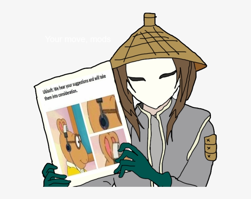 Humorfocus On The Meme In Nobushi's Hands - Meme, transparent png
