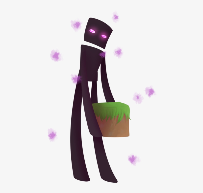 Endermen Are Funky Lil Guys - Illustration, transparent png