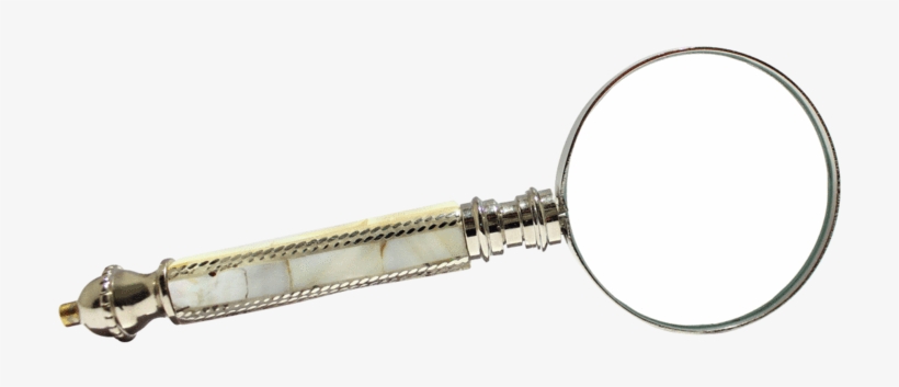 Quim Lupa Decorativa De Metal Y Hueso - Bone, transparent png