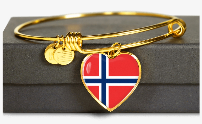 18k Gold Finished Heart Pendant Bangle Bracelet - Mother's Day Italy, transparent png