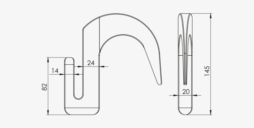 Meat Hook - Diagram, transparent png