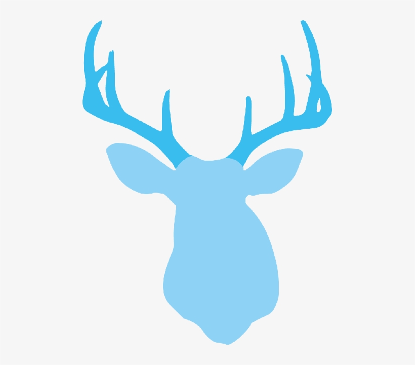 Stags Head Reduced File Size - Antler, transparent png