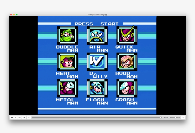 Vlc Showing Game Feed - Turbo Reproductions Mega Man 2 Reproduction Turbografx-16, transparent png