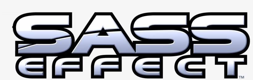Sass Effect Logo - Mass Effect 2, transparent png