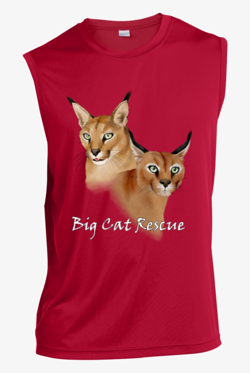 Bcr Chaos And Cyrus Caracal Color St352 Sport Tek Sleeveless - Ceramic, transparent png