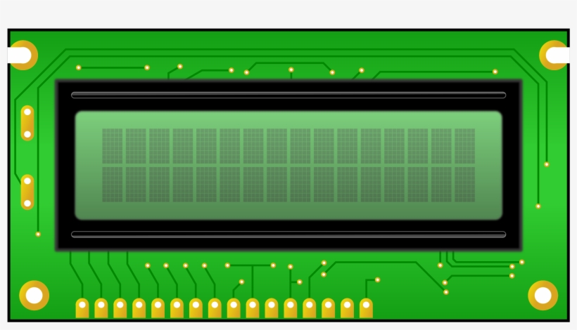 Circuit Board - Lcd Display Clipart, transparent png