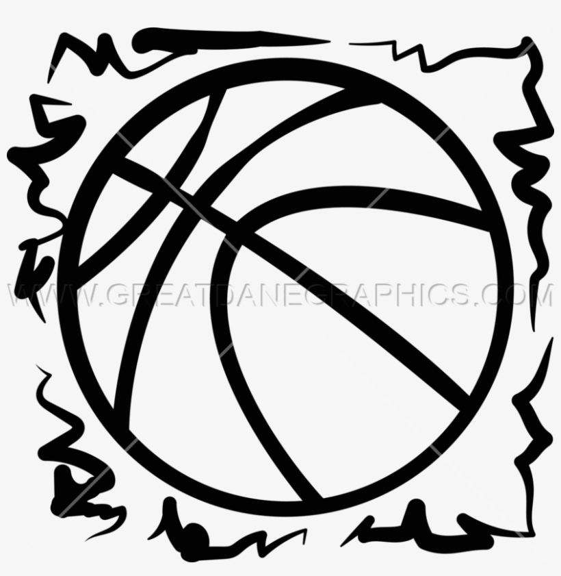 Grunge Basketball - Basketball, transparent png