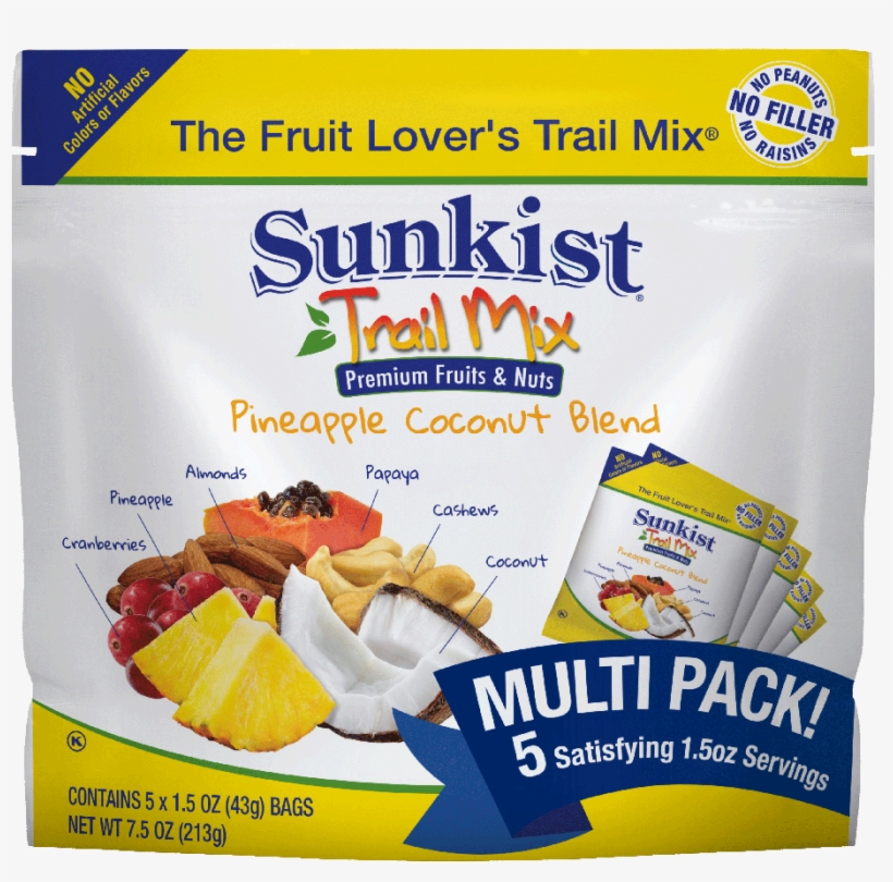 View Larger Image - Sunkist Trail Mix, Mango Dark Chocolate Blend - 5 Oz, transparent png
