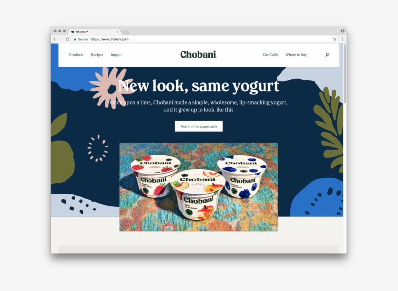 Website - Re-imagination Of Chobani, transparent png