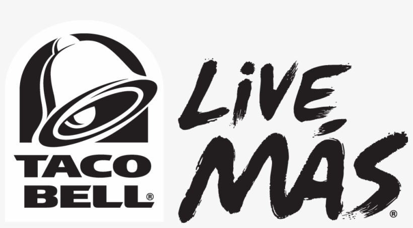 Fiesta Bowl - Taco Bell Logo Black And White Png, transparent png