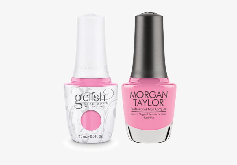 Gelish Gel Polish & Morgan Taylor Nail Lacquer, Look - Some Like It Red Gelish, transparent png