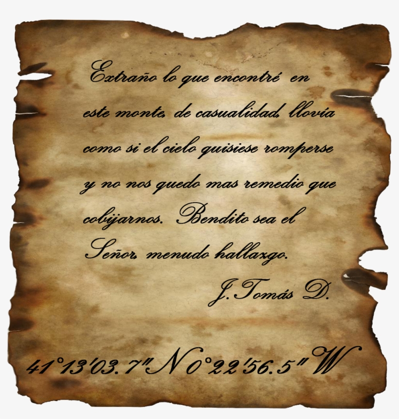 Este Es El Adverso Del Pergamino - Old Parchment, transparent png