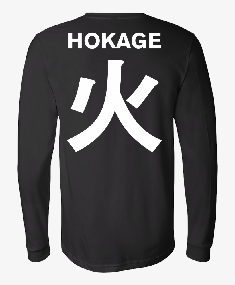Unisex Long Sleeve T Shirt - Naruto Hokage Sign, transparent png