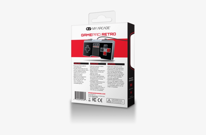 View Larger - Dreamgear My Arcade Gamepad Classic Wireless Controller, transparent png