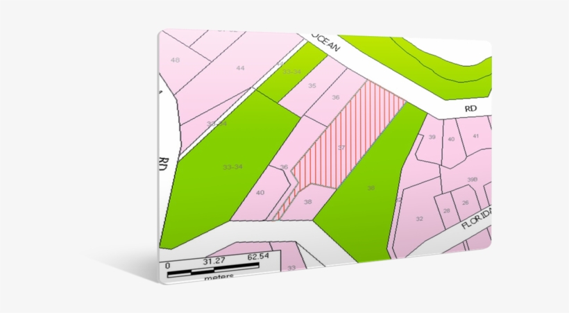 Ocean Rd Palm Beach - Map, transparent png