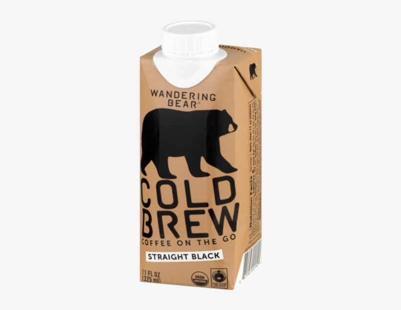 Wandering Bear Organic Cold Brew Coffee, transparent png