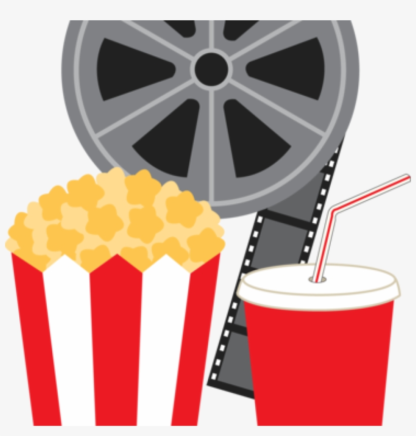 Movie Reel Clipart Clip Art Of A Movie Film Reel With - Clip Art Movie Reel, transparent png