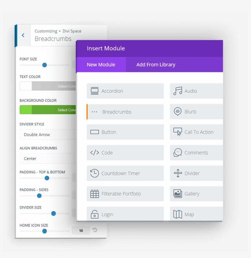 About Divi Breadcrumbs - Plug-in, transparent png