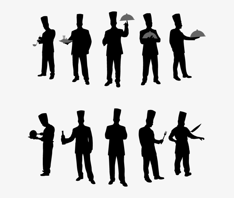 Chef Silhouette Png, transparent png