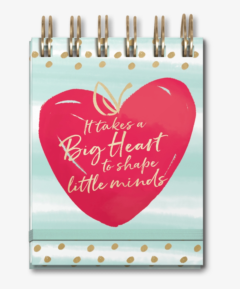 Apple Heart Spiral Note Pad - Apple, transparent png