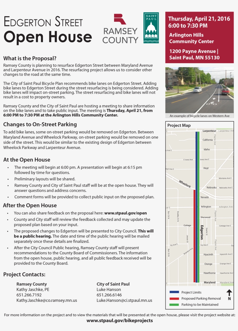 Edgerton Bike Lane Open House Jpeg 2453x3187 PNG Download PNGkit