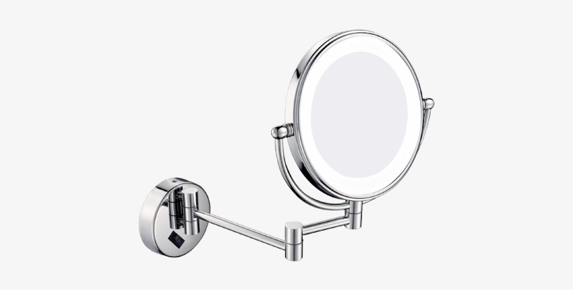 Led Magnifying Mirror - Mirror, transparent png