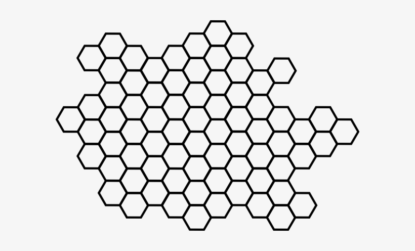 Hexagon Clip Art - Clip Art Honeycomb, transparent png