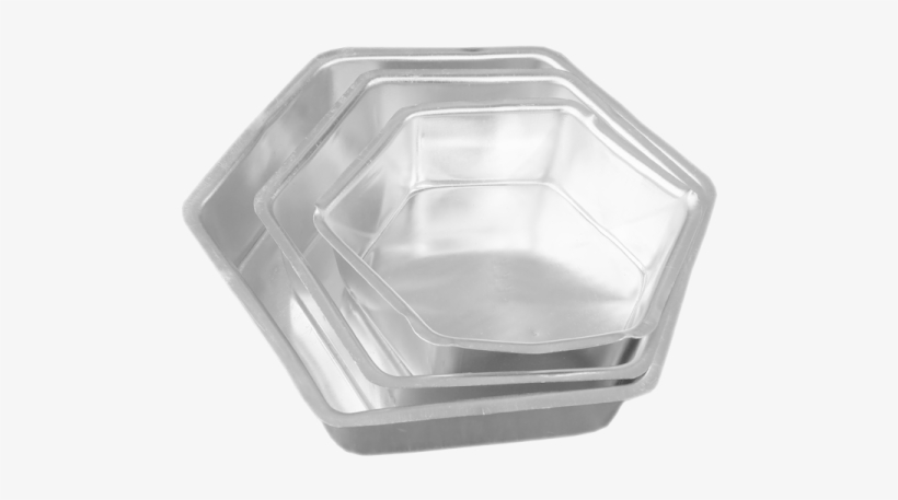 Aluminium Piemould Hexagon Png - Lid, transparent png