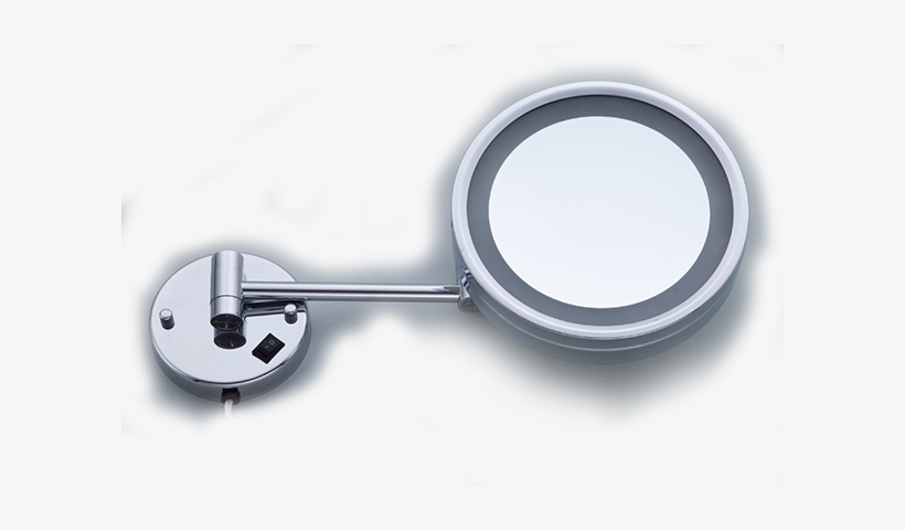 Dolphy Silver One Sided 5x Led Magnifying Shaving & - Lubnm-bathroom All Brass Cosmetic Mirror Led Cosmetic, transparent png