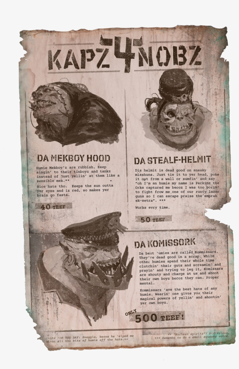 'ork Standard Image' - Kapz 4 Nobz, transparent png