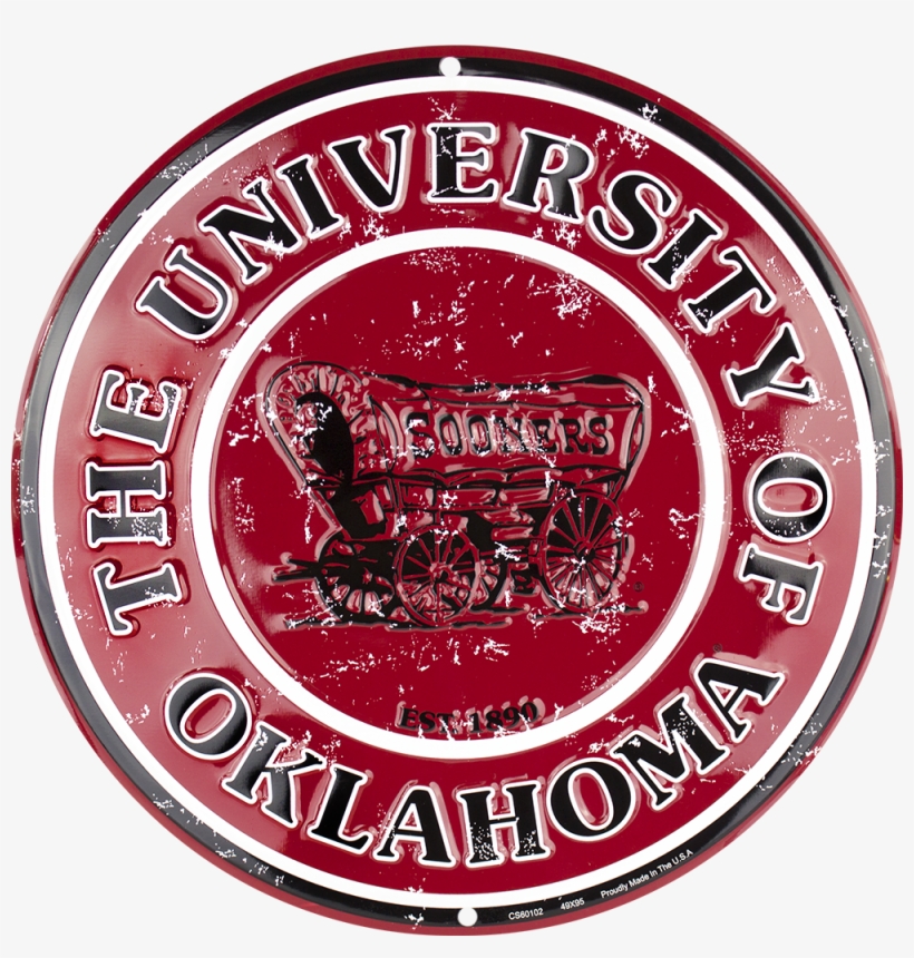 Oklahoma Sooners Circle Sign, transparent png