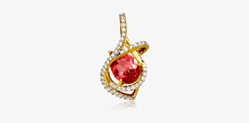 White Diamond Crimson Ruby Heart Pendant - Diamond, transparent png