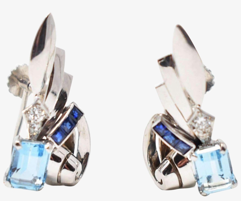 Late Art Deco 14k Tiffany & Co - Earring, transparent png