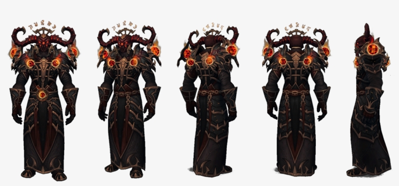 Why Prohibit The Sale Of Wow Accounts - Warlock Legion Pvp Set, transparent png