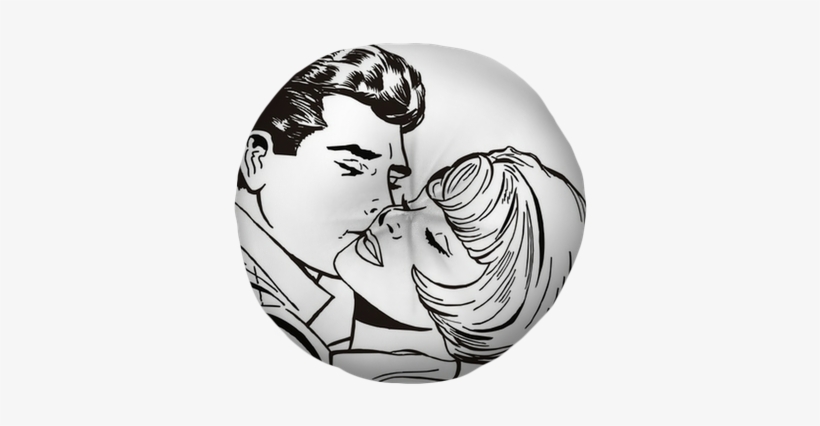 Ilustracion De Una Pareja De Enamorados Tufted Floor - Love, transparent png