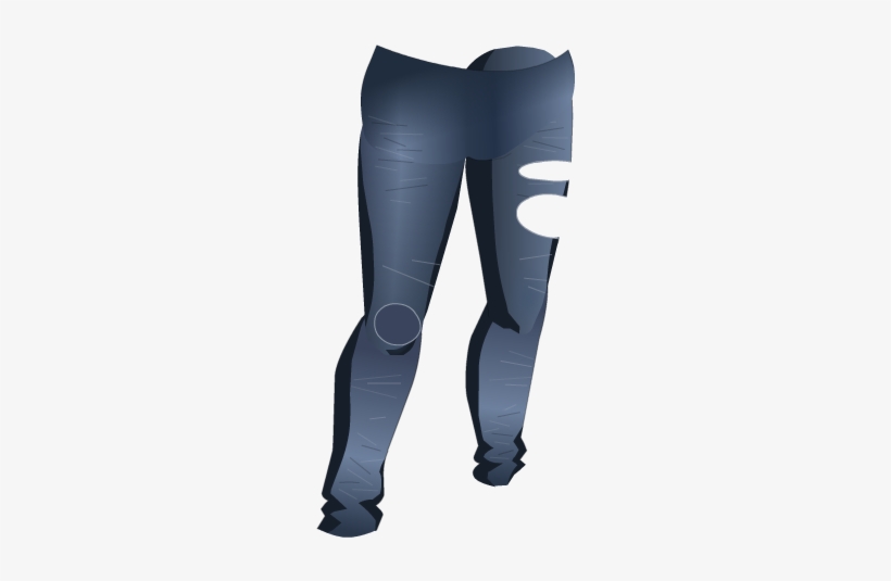 Torn Jeans - Spandex, transparent png