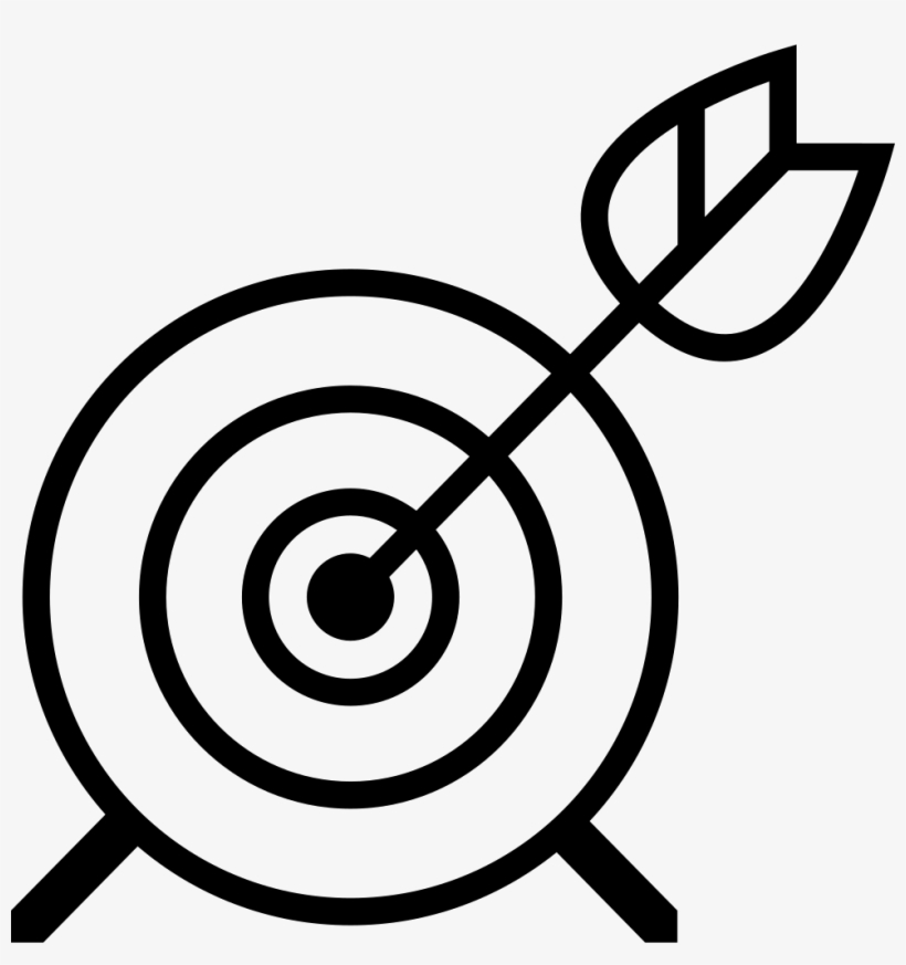 Archery Target - - Cible Icon Png, transparent png