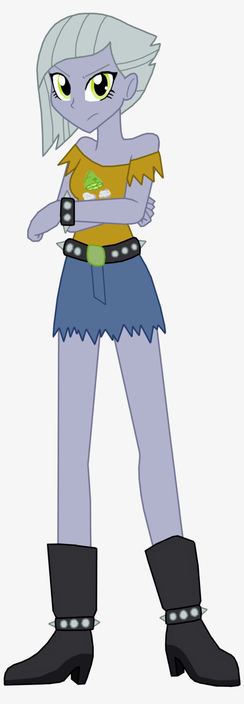 Denim Skirt, Equestria Girls, Equestria Girls-ified, - Mlp Limestone Pie Eg, transparent png