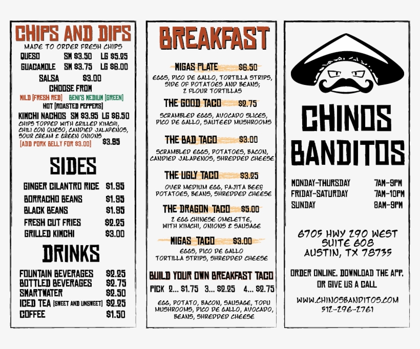Trifold 2018 - Chinos Banditos, transparent png