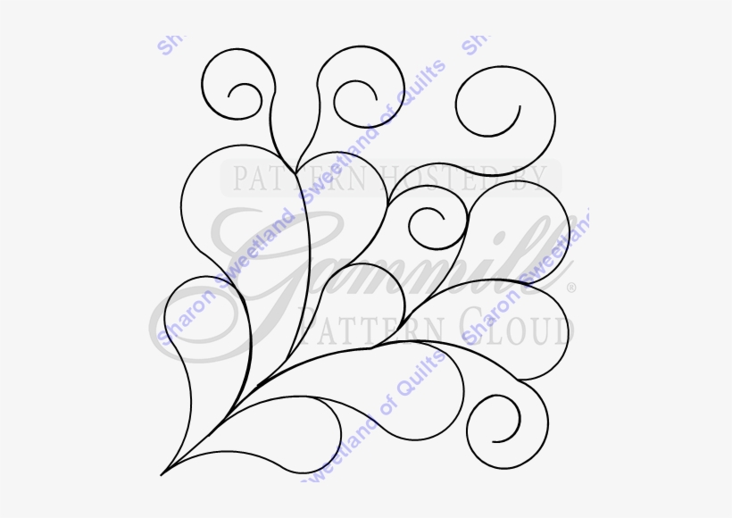 Feather Block - Line Art, transparent png
