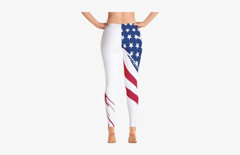 Torn Flag Leggings - Imagineavalon Christmas Leggings, Christmas Clothing,, transparent png