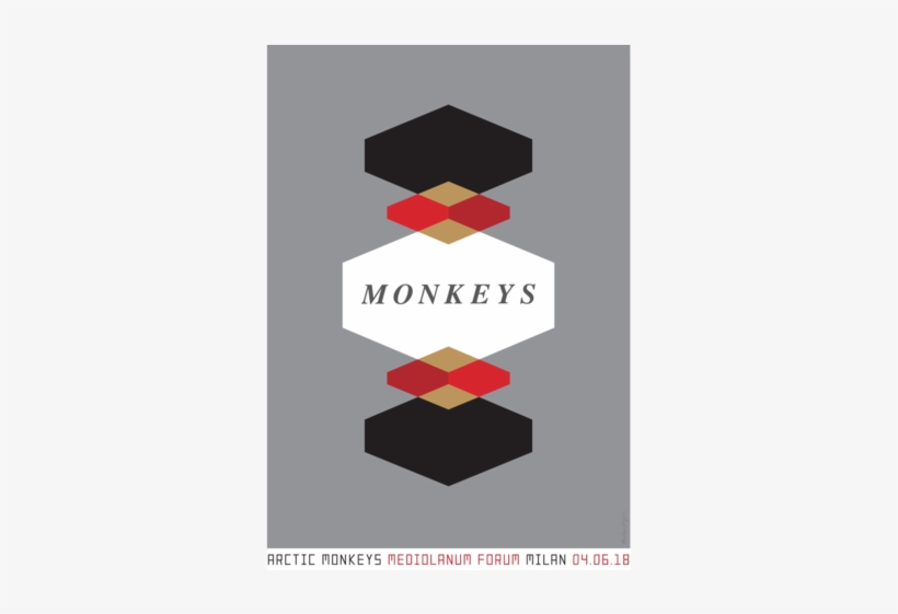 'milan Limited Edition Screen Print' - Arctic Monkeys Milan Poster, transparent png
