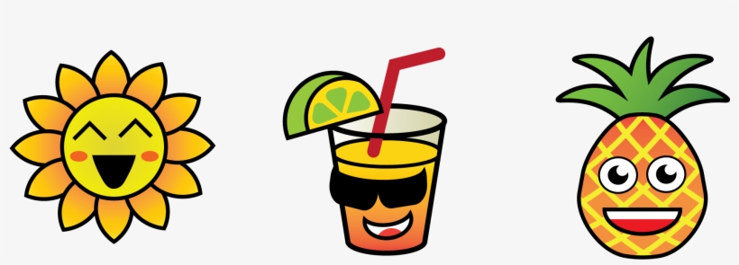 Showcase - Summer Emojis, transparent png