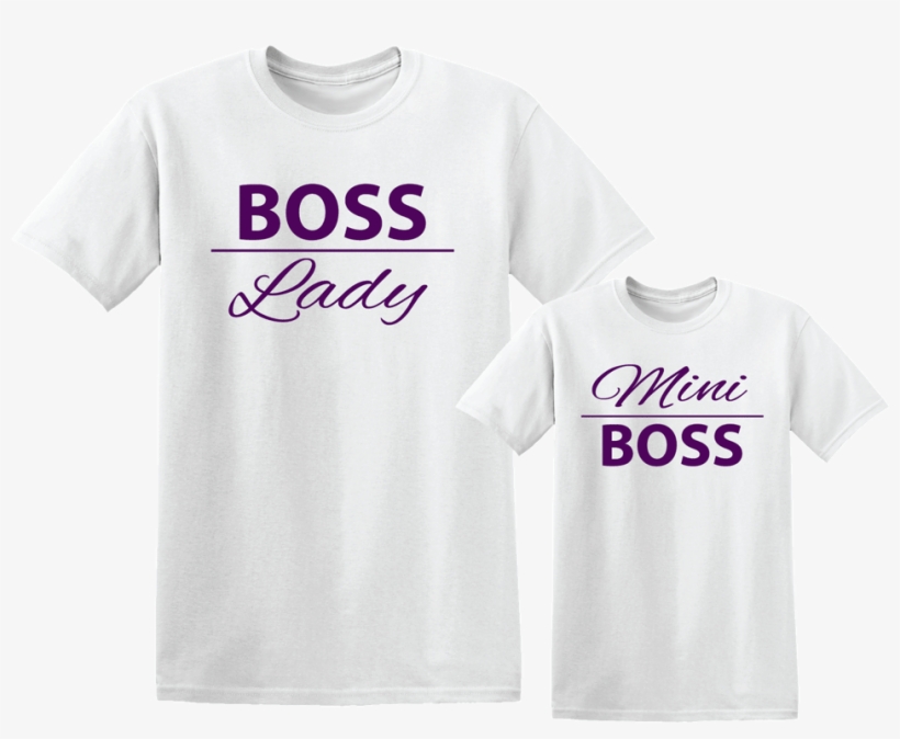 Boss Lady Mini Boss - T-shirt, transparent png