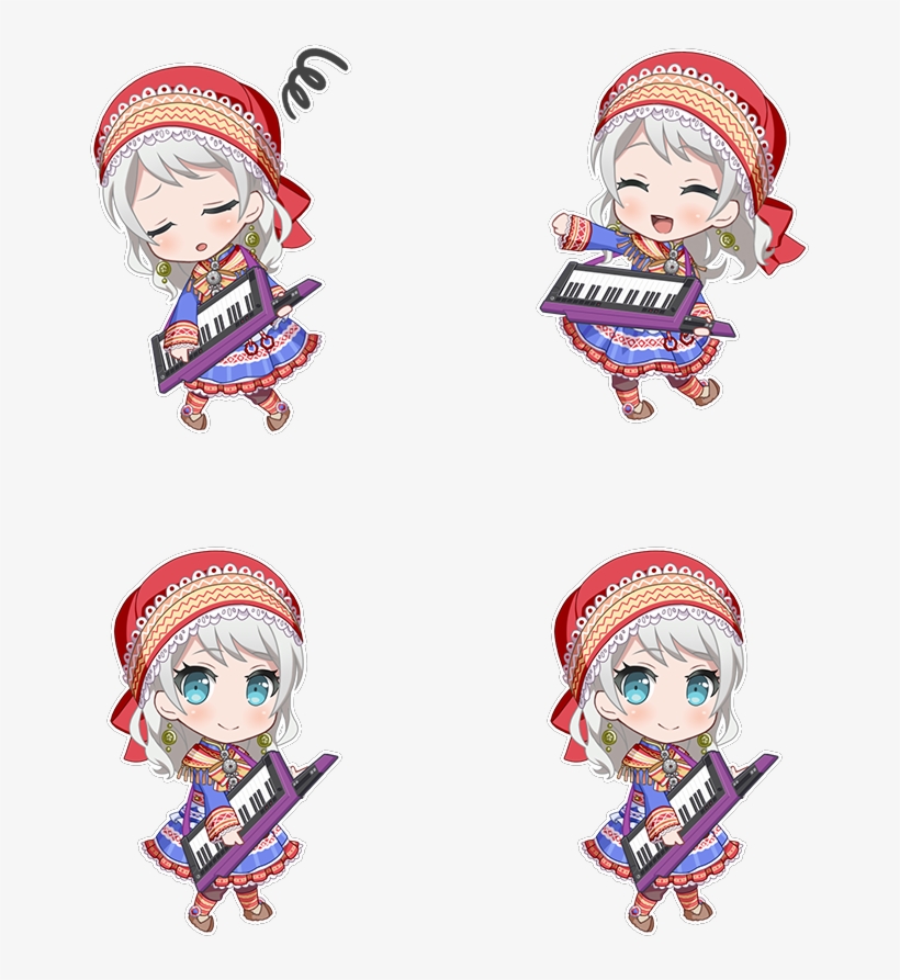 First-rate Hospitality Chibi - Bang Dream!, transparent png