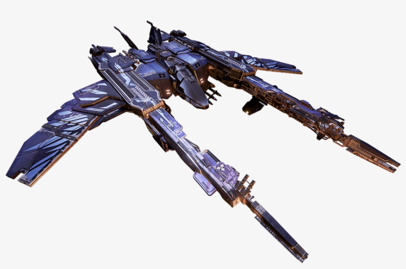 Strix - Eve Valkyrie Assault Ship Yurei Rear, transparent png
