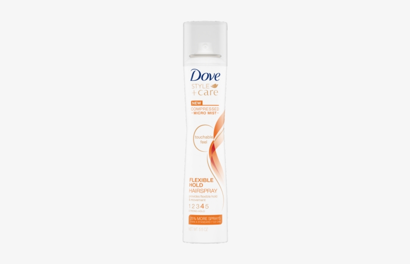 Dove Style Care Compressed Flexible Hold Hair Spray - Dove Style + Care Hairspray 7oz Flexible Hold (2 Pack), transparent png