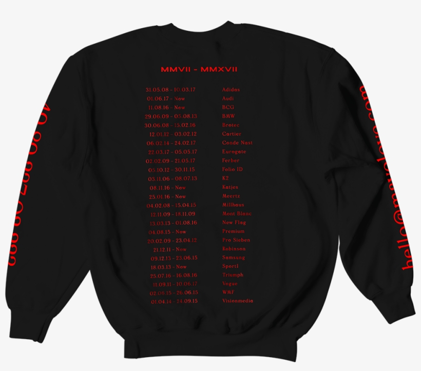 The Logo For The Front Print Was Drawn By Lord Of The - Long-sleeved T-shirt, transparent png
