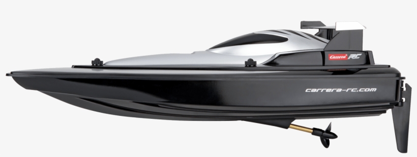 Carrera Rc Racing Boat, Black/silver, transparent png